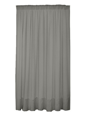 Κουρτίνα με Τρεσα 300Χ280 εκ. Γάζα Gray - Sunshine