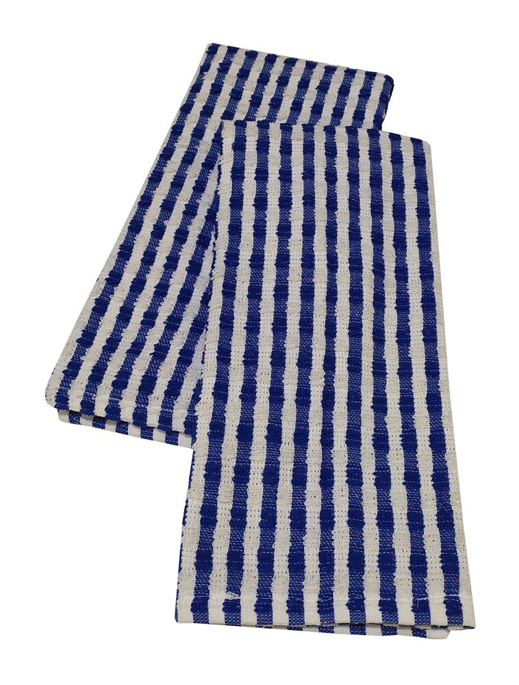 Σετ Ποτηρόπανα 2τεμ. Πετσετέ BASIC Blue - Komvos