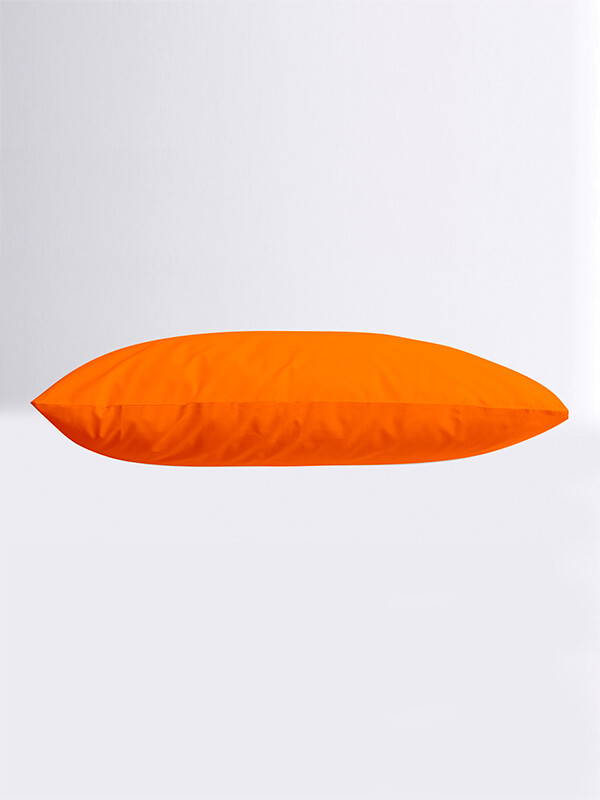 Μαξιλαροθήκες Ζευγάρι Μονόχρωμες Menta 07 Orange - Sunshine