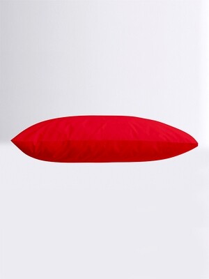 Μαξιλαροθήκες Ζευγάρι Μονόχρωμες Menta 12 Red - Sunshine