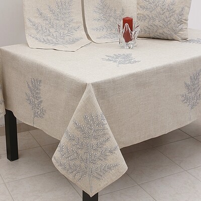 Τραπεζομάντηλο 160X260 εκ. Κέντημα 38757 Γκρι - Ilis Home