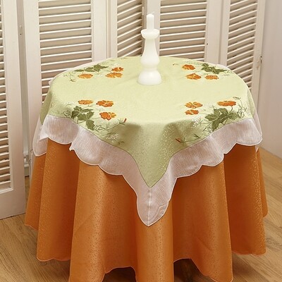 Καρέ Κέντημα 8021266 Green - Ilis Home