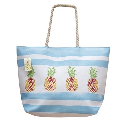 Τσάντα Σταμπωτή Fruits 45Χ45 εκ. 2766 L Ανανάς Σιέλ - Ilis Home