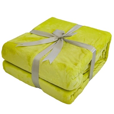 Κουβέρτα Βελουτέ Fleece Υπέρδιπλη Green - Home Classic