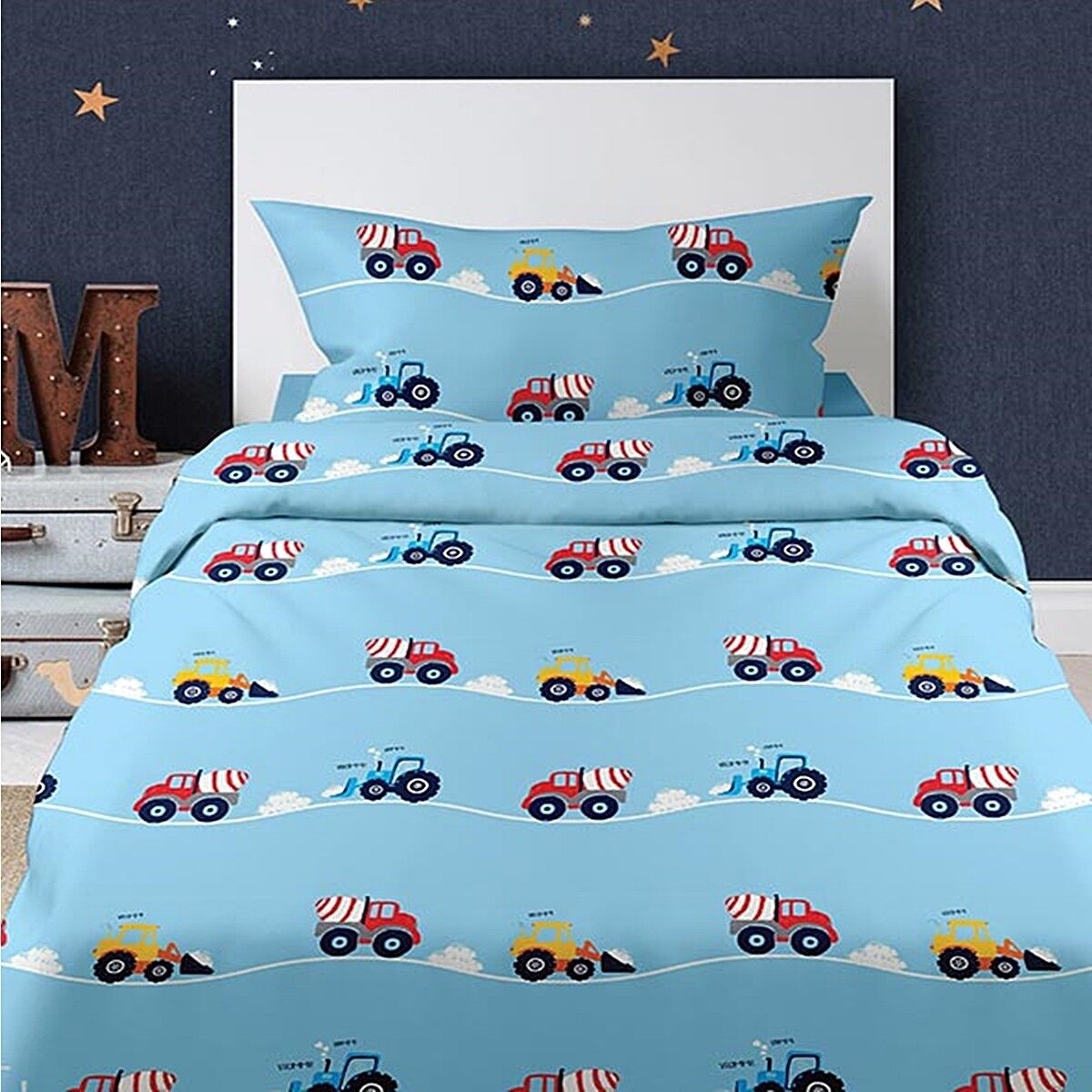 Παπλωματοθήκη Μονή 170Χ250 εκ. Cotton Feelings 34 - Sunshine