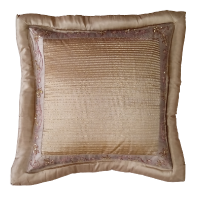 Μαξιλαροθήκη Φιγούρας 1224 Beige Οργάντζα - Ilis Home