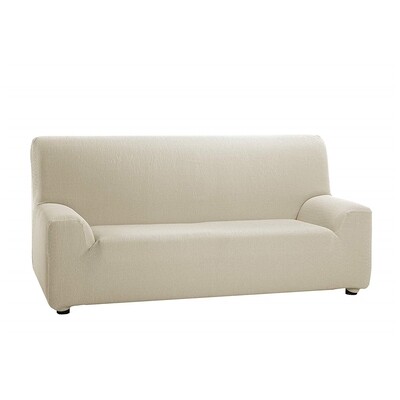 Κάλυμμα Τριθέσιου Καναπέ Tunez Εκρού Λύκρα Ελαστικό