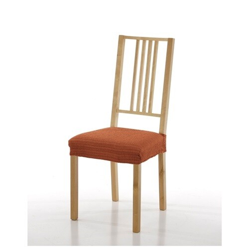 Σετ 2 τεμ. Κάλυμμα Κάθισμα Καρέκλας Ελαστικό Akari Πορτοκαλί - Mc Decor