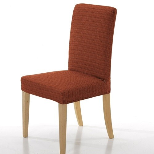 Σετ 2 τεμ. Κάλυμμα Καρέκλας Ελαστικό Akari Κεραμιδί - Mc Decor