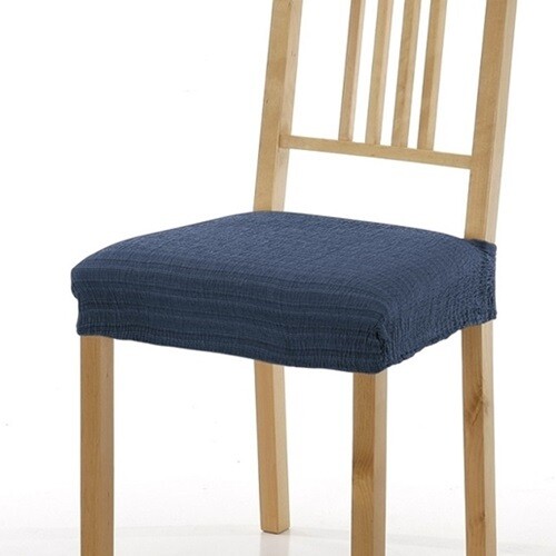 Σετ 2 τεμ. Κάλυμμα Κάθισμα Καρέκλας Ελαστικό Akari Μπλε - Mc Decor