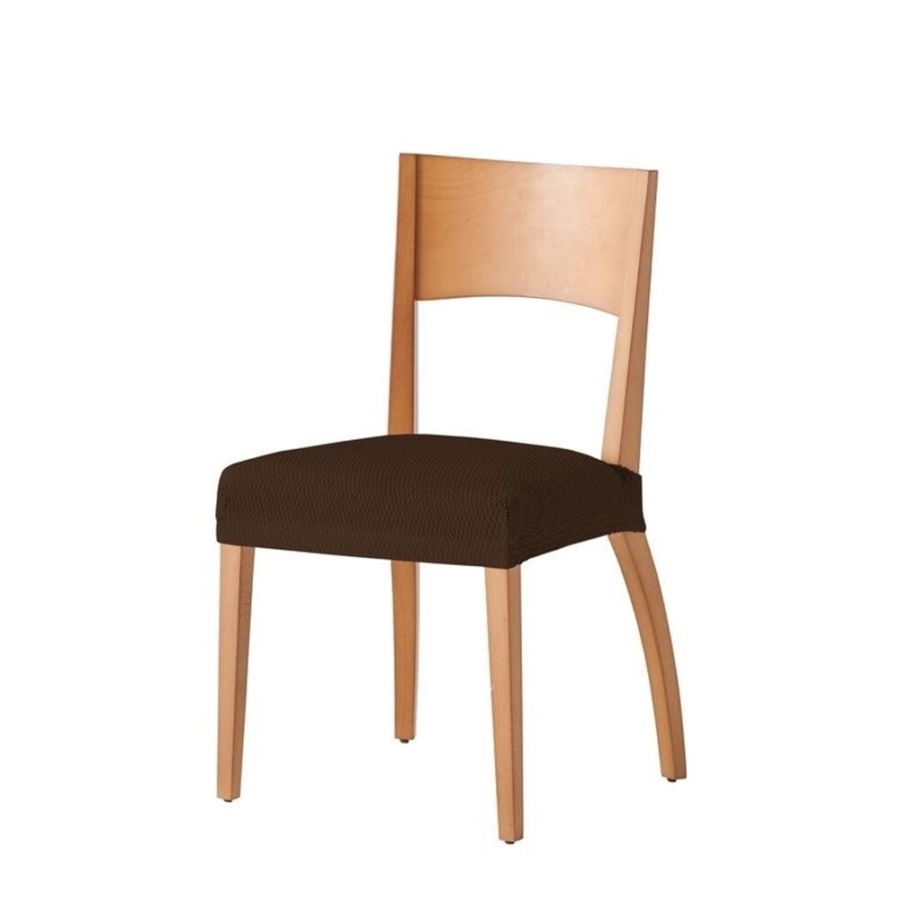 Σετ 2 τεμ. Κάλυμμα Κάθισμα Καρέκλας Ελαστικό Akari Ανοιχτό Γκρι - Mc Decor