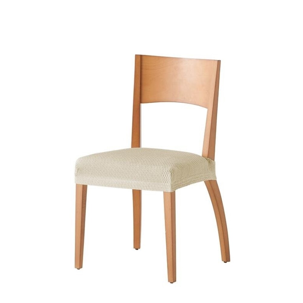 Σετ 2 τεμ. Κάλυμμα Κάθισμα Καρέκλας Ελαστικό Akari Ανοιχτό Γκρι - Mc Decor