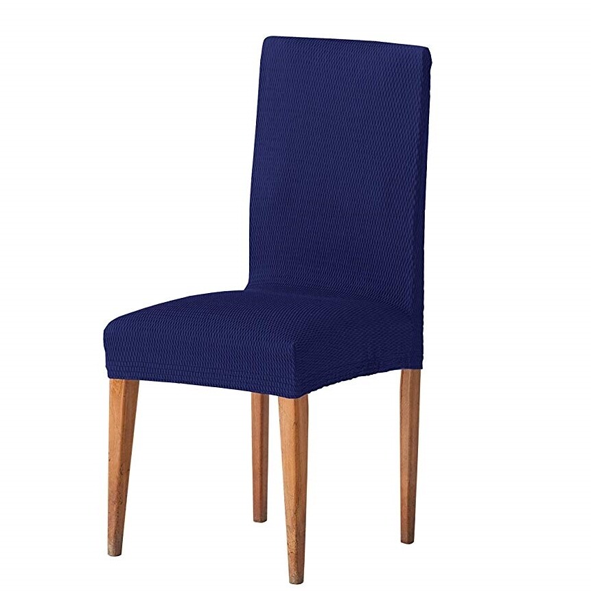 Σετ 2 τεμ. Κάλυμμα Καρέκλας Ελαστικό Tunez Μπλε - Mc Decor