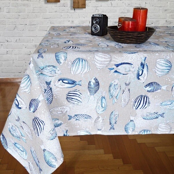 Καρέ Λονέτα 85Χ85 εκ. Peces - Ilis Home