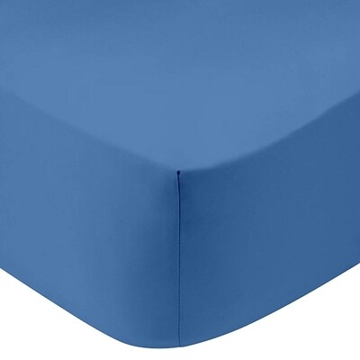 Κατωσέντονο Λάστιχο Ημίδιπλο 120Χ200+30 εκ. Cotton Feelings 104 Blue - Sunshine
