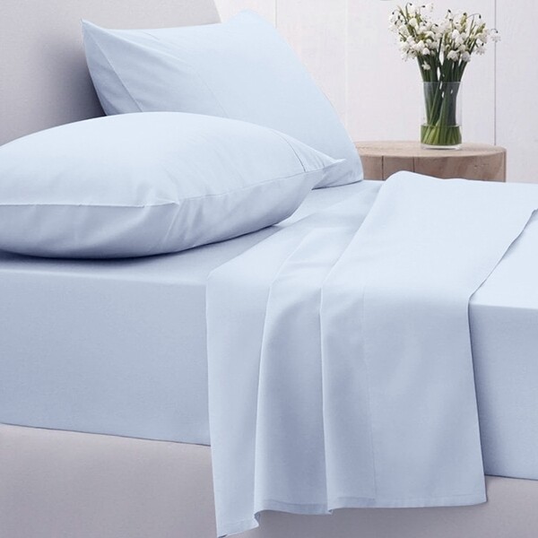 Μαξιλαροθήκες Ζευγάρι Cotton Feelings 103 Light Blue - Sunshine