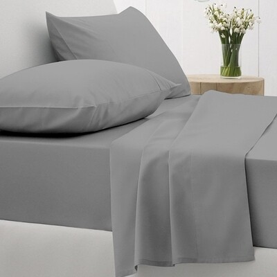 Μαξιλαροθήκες Ζευγάρι Cotton Feelings 107 Dark Gray - Sunshine