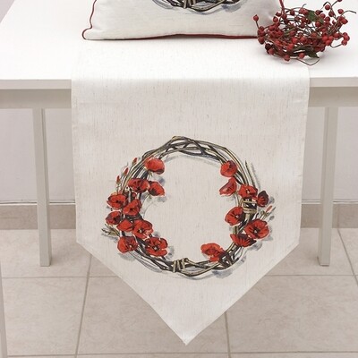 Τραβέρσα Batik &amp; Κέντημα 17590 - Ilis Home