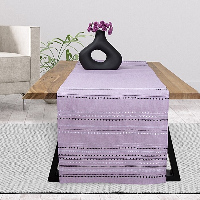 Τραβέρσα Κέντημα 0955 Lilac - Ilis Home