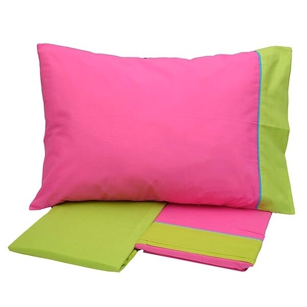 Σετ Σεντόνια Μονά 2211 Fuchsia Βαμβάκι 100% - Sunshine