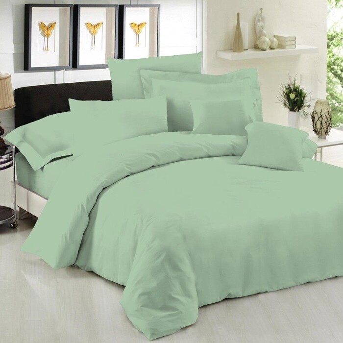 Σεντόνι Μεμονωμένο Υπέρδιπλο 245Χ270 εκ. Green - Le Blanc
