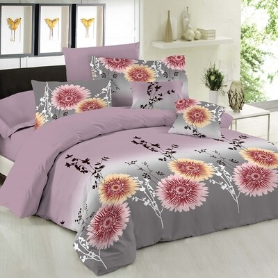Σετ Σεντόνια Μονά Premium Chrysanthemum Lilac - Le Blanc
