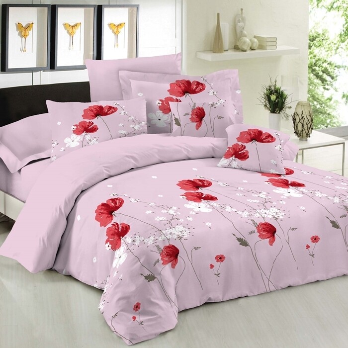 Σετ Πάπλωμα Υπέρδιπλο Premium Anemone Pink - Le Blanc