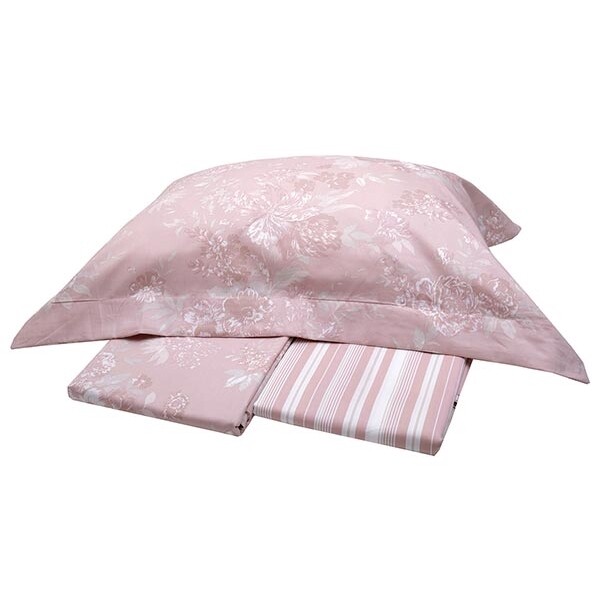 Σετ Σεντόνια King Size Clarissa Pink Βαμβακοσατέν 100% - Sunshine