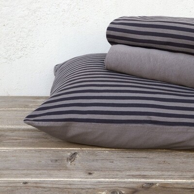 Σετ Σεντόνια Υπέρδιπλα  Λάστιχο Jersey Suave Dark Gray - Nima