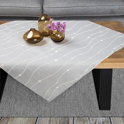 Καρέ Κέντημα 190298 Γκρι - Ilis Home
