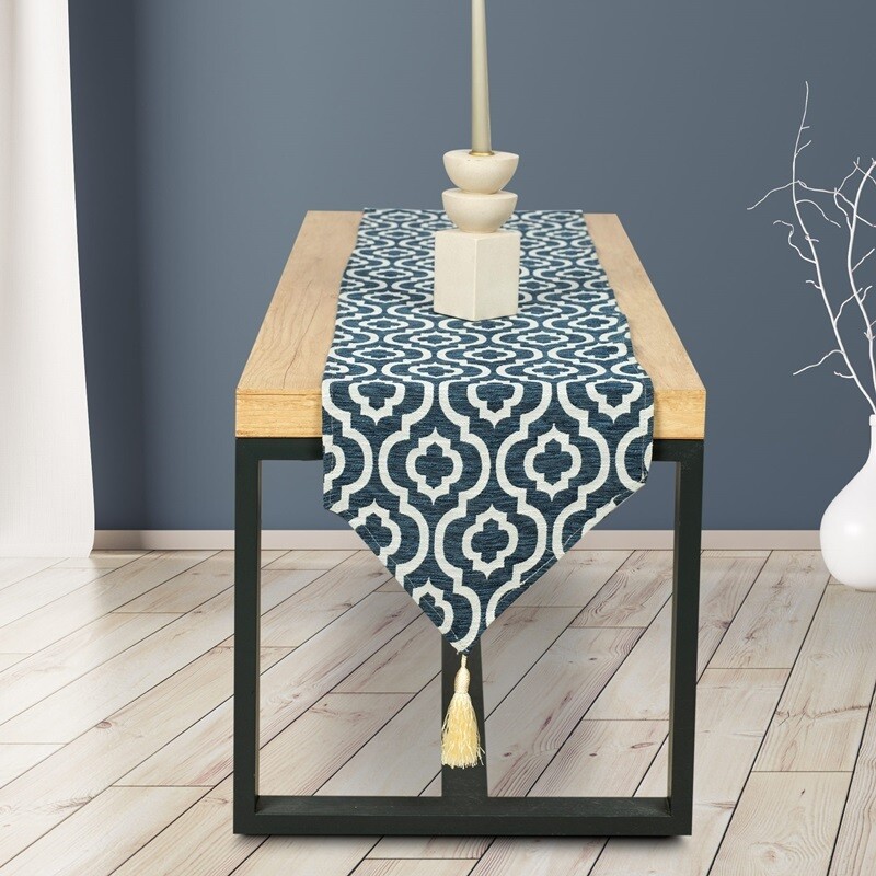 Τραβέρσα Ζακάρ 170150 Μπλε - Ilis Home