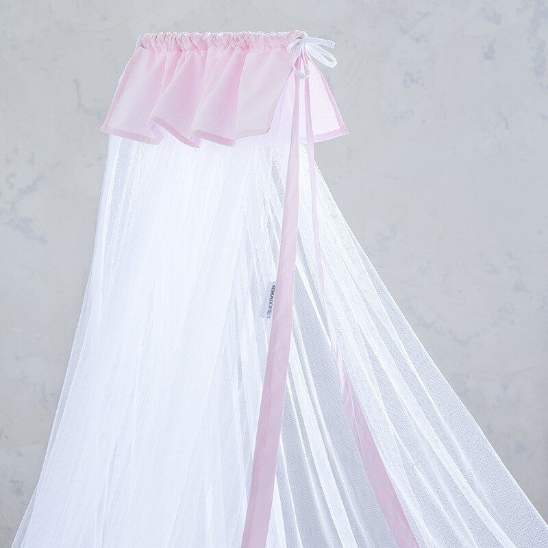 Κουνουπιέρα Κούνιας Nappy Soft Pink - Nima Home