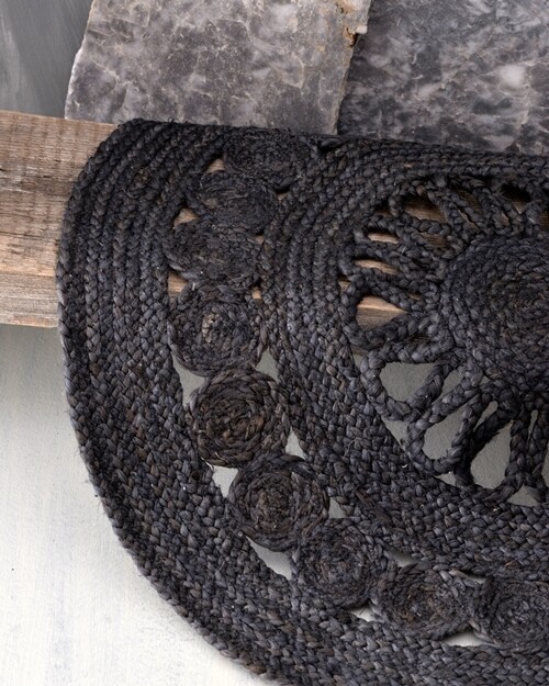 Χαλάκι Jute Cougar Black 70 εκ. - Rythmos