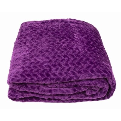 Κουβέρτα Υπέρδιπλη Coral Fleece Mauve - Home Classic