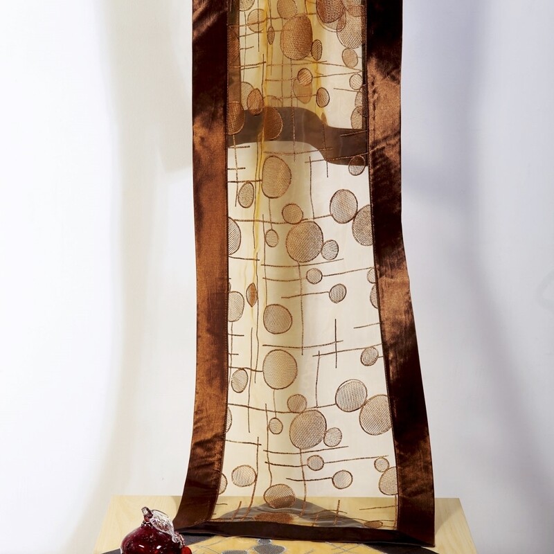 Καρέ Κέντημα 39750 Καφέ - Ilis Home