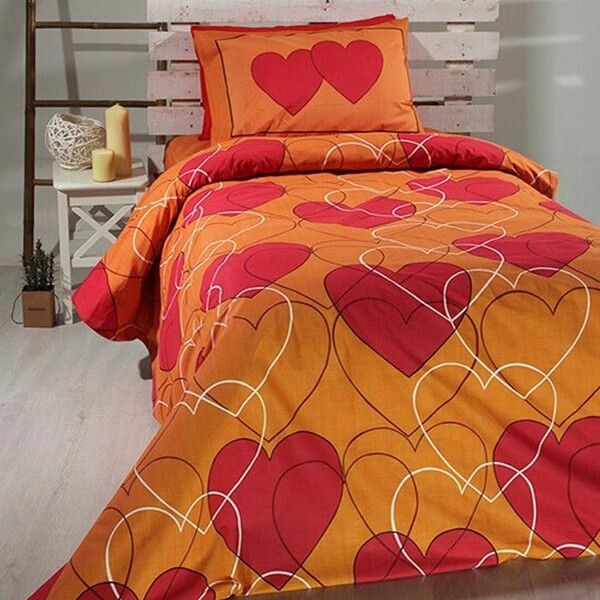 Σετ Σεντόνια Μονά Cotton Feelings 910 Orange - Sunshine Σετ Σεντόνια Μονά Cotton Feelings 910 Orange - Sunshine
