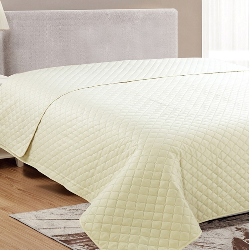 Κουβερλί Μονό 160Χ220 εκ. Fiber Ecrou - Sunshine