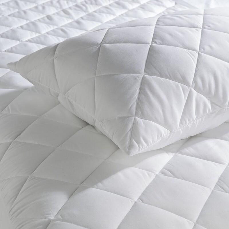Καπιτονέ Μαξιλαροθήκες 50Χ70 εκ. Ζευγάρι Cotton 100% - Le Blanc
