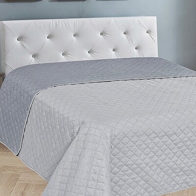 Κουβερλί Υπέρδιπλο 220Χ240 εκ. Fiber Gray-Dark Gray - Sunshine