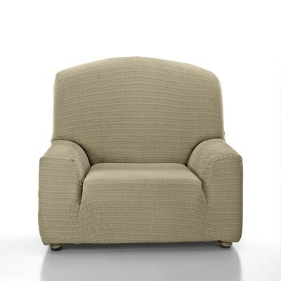 Κάλυμμα Πολυθρόνας Αχιβάδα Akari Μπεζ Λύκρα Ελαστικό