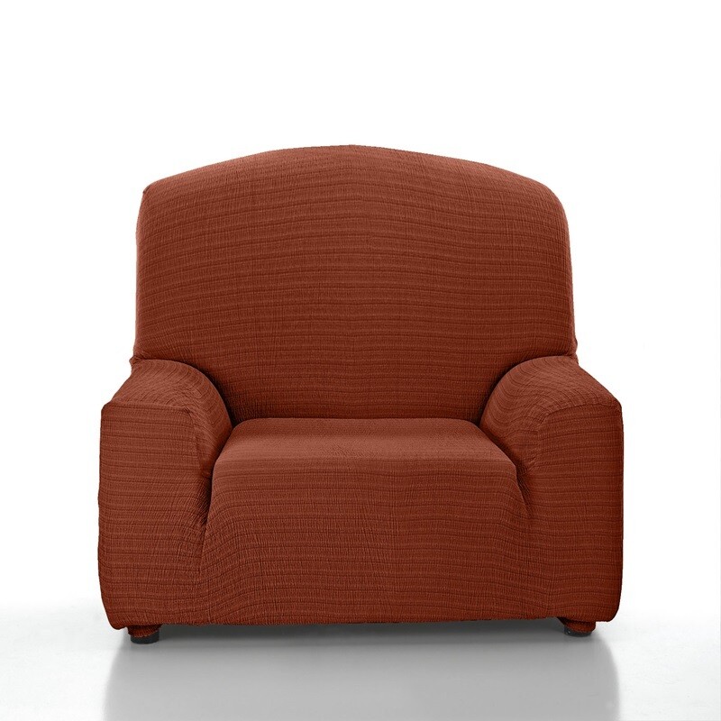 Κάλυμμα Πολυθρόνας Αχιβάδα Akari Κεραμιδί Λύκρα Ελαστικό