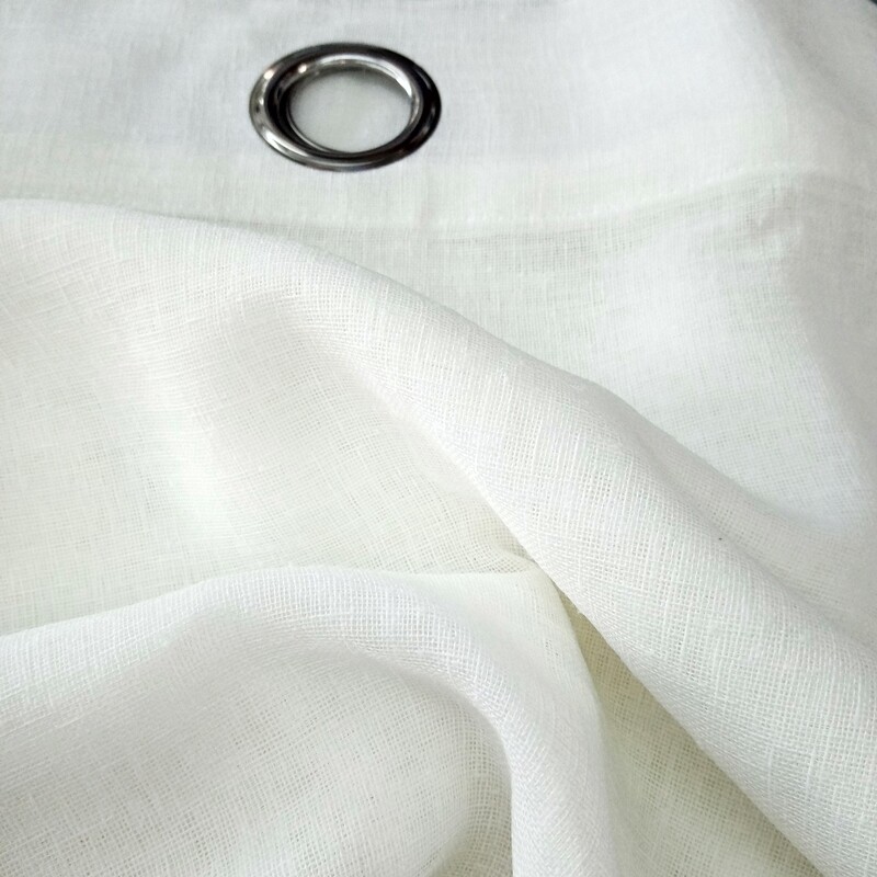 Κουρτίνα με Κρίκο 270Χ280 εκ. 1001 Λευκό