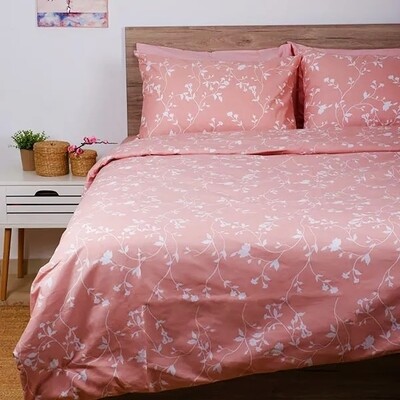 Παπλωματοθήκη Υπέρδιπλη 230Χ250 εκ. Cotton Feelings 924 Pink - Sunshine