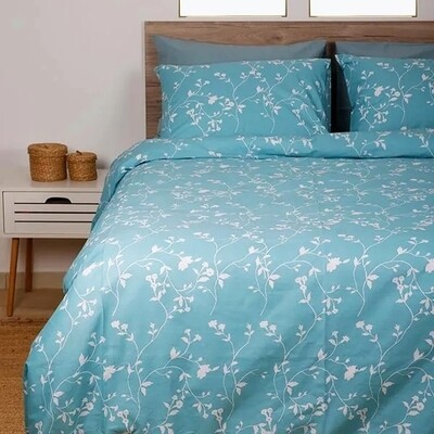 Παπλωματοθήκη Μονή 170Χ250 εκ. Cotton Feelings 924 Aqua - Sunshine