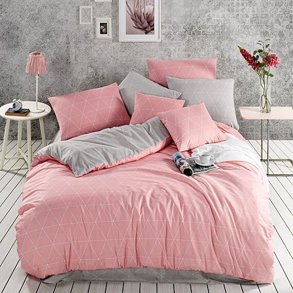 Σετ Σεντόνια Μονά Cotton 100% Dream Pink - Mc Linen
