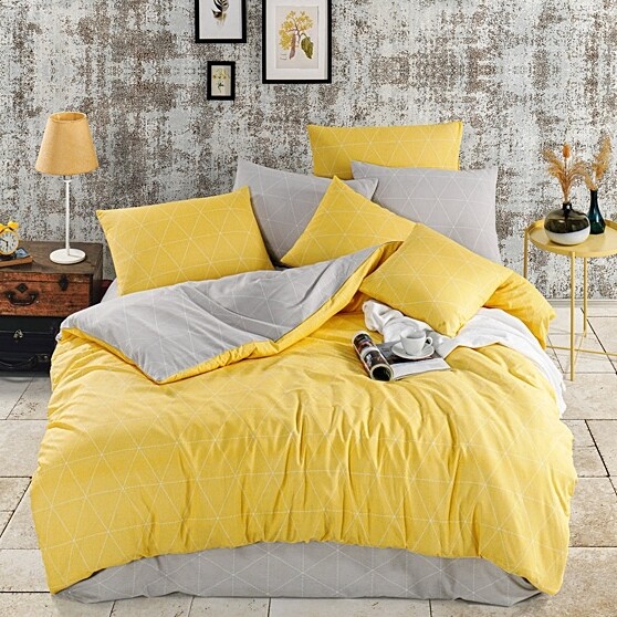 Σετ Σεντόνια Μονά Cotton 100% Dream Yellow - Mc Linen