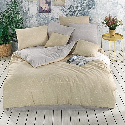 Σετ Σεντόνια Μονά Cotton 100% Dream Beige - Mc Linen