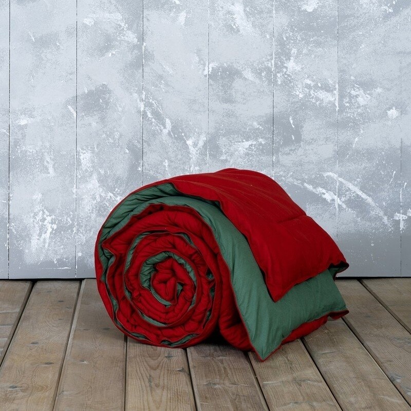 Πάπλωμα Υπέρδιπλο Abalone Red-Green - Nima Home