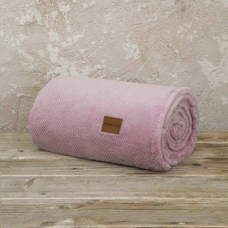 Κουβέρτα Μονή Fleece Mellow Pink – Nima Home – Home Classic – Λευκά Είδη