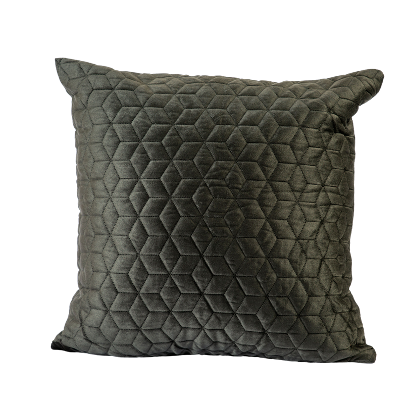 Μαξιλαροθήκη Φιγούρας Καπιτονέ 185080 Μαύρο - Ilis Home